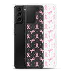 Breast Cancer Ribbon Clear Samsung Galaxy Case for S10, S20, S21, & S22