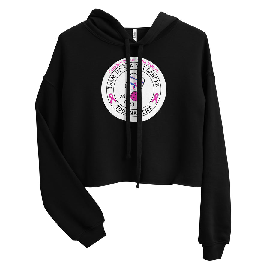 Team Up Against Cancer Women's Crop Hoodie