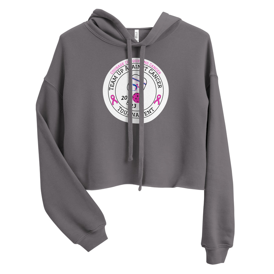 Team Up Against Cancer Women's Crop Hoodie