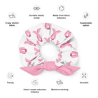 Breast Cancer Awareness Bow Scrunchie