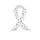 Floral & Butterfly Cancer Awareness Sticker
