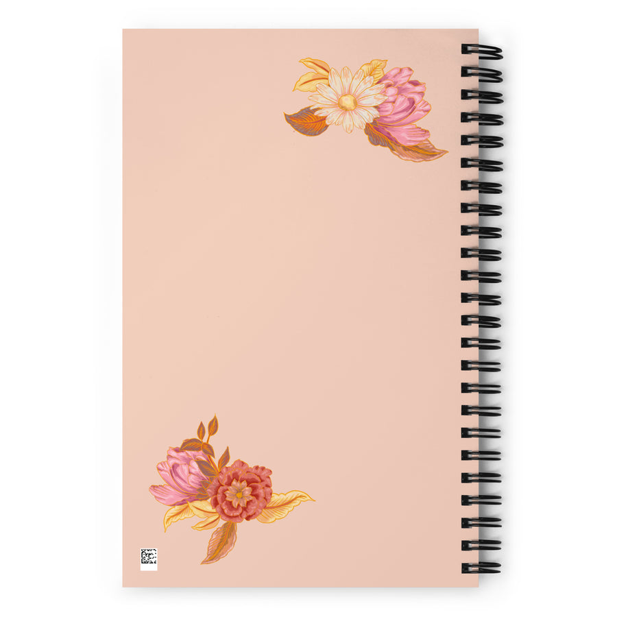 Floral Spiral Notebook- Proverbs 31:25