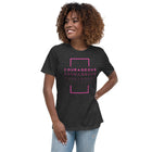 Courageous Women's Pink Graphic T-Shirt for Breast Cancer Awareness