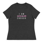 Women's Graphic T-Shirt for Breast Cancer Awareness- I Am Enough