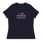 Women's Graphic T-Shirt for Breast Cancer Awareness- I Am Enough