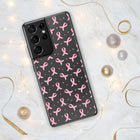 Breast Cancer Ribbon Clear Samsung Galaxy Case for S10, S20, S21, & S22