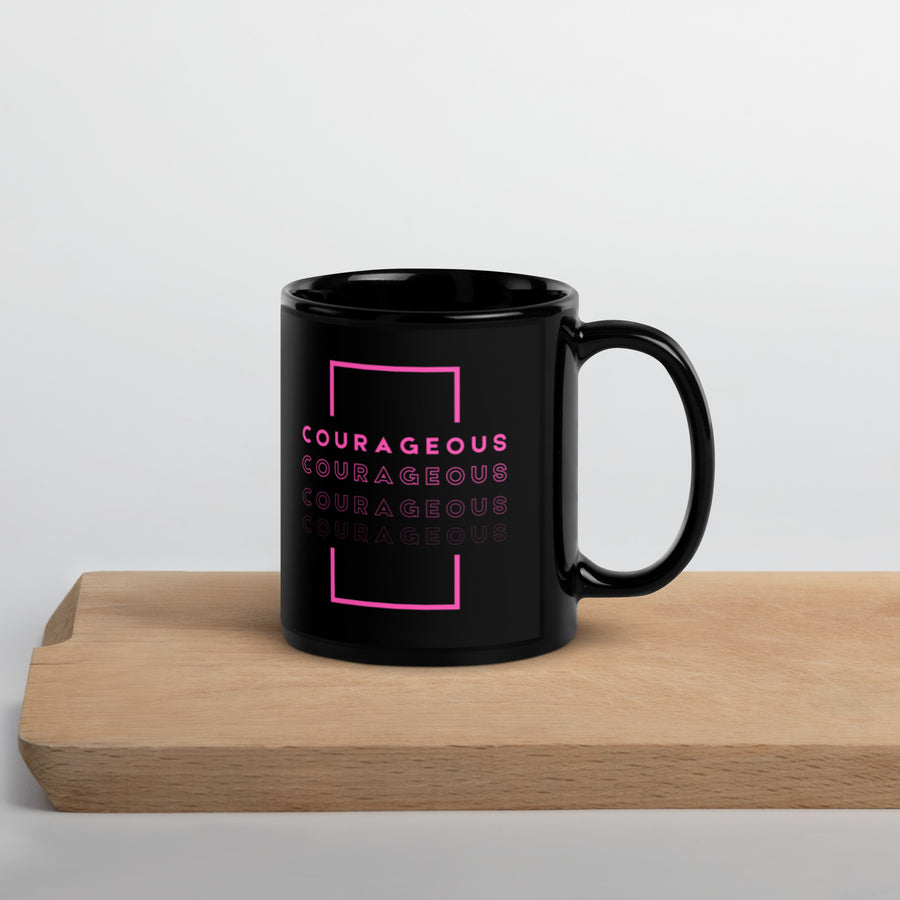 Courageous Mug for Breast Cancer Awareness