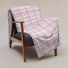 Breast Cancer Awareness Pink Flannel Throw Blanket (60