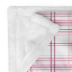 Breast Cancer Awareness Pink Flannel Throw Blanket (60