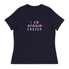 Women's Graphic T-Shirt for Breast Cancer Awareness- I Am Enough