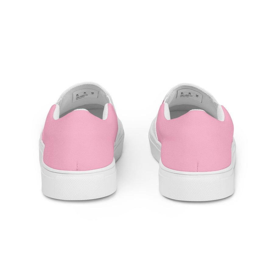 Breast Cancer Awareness Women’s Slip-On Canvas Shoes